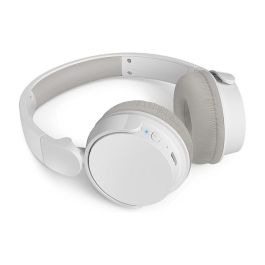Philips TAH3209WT Auriculares Inalámbricos Bluetooth Blancos con Micrófono y 25 Horas de Reproducción