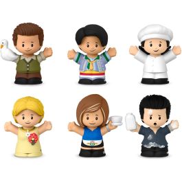 Little People Hph05 - Pack 6 Figuras Coleccionables Friends: Ross, Rachel, Chandler, Monica, Joey y Phoebe