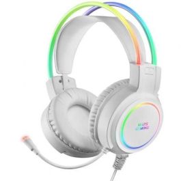 Auriculares Gaming con Micrófono Mars Gaming MHRGB/ Jack 3.5/ Blancos Auriculares Gaming con Micrófono Mars Gaming MHRGB/ Jack 3.5/ Blancos