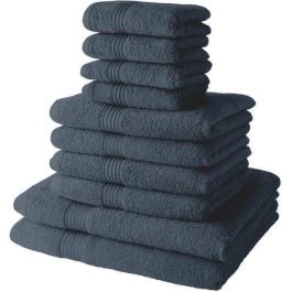 Today TOD3574641225667 - Juego 10 Toallas de Baño 100% Algodón: 4 (30x50), 4 (50x90), 2 (70x130 cm) - Denim Precio: 39.49999988. SKU: B1J6RBVWS3