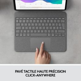 Logitech COMBO TOUCH IPAD AIR PRO 12.9 Teclado y Estuche para iPad Air y iPad Pro 12.9 con Trackpad y 4 Modos de Uso