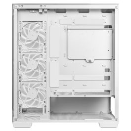 Deepcool Caja Gaming CG580 4F WH Blanca con 4 Ventiladores ARGB - Chasis ATX con Cristal Templado para Gaming y PC de Alto Rendimiento