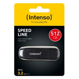 Intenso Speed Memoria USB 3.2 512GB Alta Velocidad para Transferencia de Datos