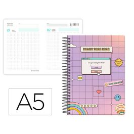 Agenda Escolar Liderpapel 25-26 Espiral Pixel Morado Dia Pagina A5 Bilingüe Papel Fsc 80 gr Precio: 12.59000039. SKU: B16K29DZ2V