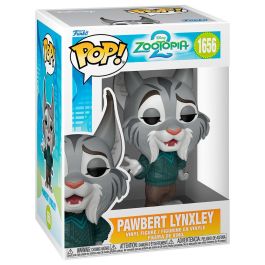 FUNKO Figura POP Disney Zootropolis 2 Pawbert Lynxley de Vinilo en Caja Regalo