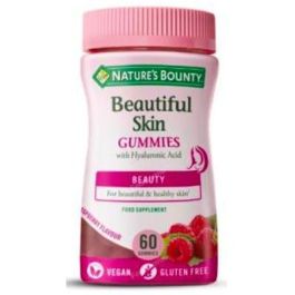 Nature's Bounty BEAUTIFUL SKIN 60 gummies - Vitaminas y Suplementos para Piel, Cabello y Uñas con Ácido Hialurónico, Zinc, Biotina, Vitamina C y E Precio: 13.4999997. SKU: B1999HTY7X