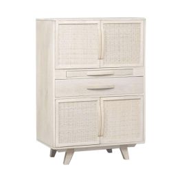 Mueble Bar Romantico DKD Home Decor Blanco Roto 40 x 123 x 85 cm