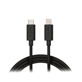 Veho Cable USB-C a Lightning Aprobado MFi para Dispositivos Apple, Carga y Sincronización, Negro