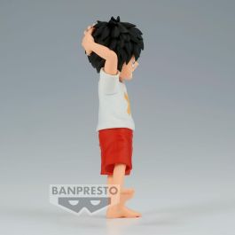 BANPRESTO Figura Monkey D Luffy Children The Grandline Series Film Red One Piece 12cm