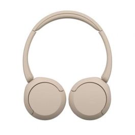 Sony WH-CH520 Auriculares inalámbricos con Micrófono Bluetooth Multipunto, 50h Batería, DSEE, Ligeros, Beige