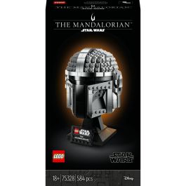 LEGO 75328 Star Wars The Mandalorian Helmet Kit de Modelo Coleccionable para Construir, Decorar y Regalar para Adultos