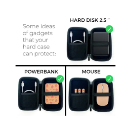 Wondee Estuche Tecnológico para Disco Duro 2.5" Space Resistente e Impermeable