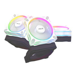 Asus 90DA00I3-B09020 Ventilador Carcasa Ordenador Prime MR120 ARGB PWM 12cm Blanco 3 Unidades