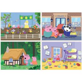 Puzzles Multi 4 Junior Peppa Pig 20-40-60-80 18645 Educa Puzzles Multi 4 Junior Peppa Pig 20-40-60-80 18645 Educa