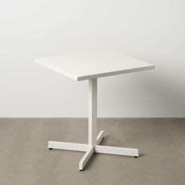 Mesa Auxiliar Plegable Blanco 70 x 70 x 74 cm