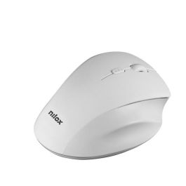 Nilox Ratón Inalámbrico Profesional 800-1600-3200 DPI, 6 Botones, Ergonómico, Diestro, Blanco, Compatible con Windows/Linux/Mac Nilox Ratón Inalámbrico Profesional 800-1600-3200 DPI, 6 Botones, Ergonómico, Diestro, Blanco, Compatible con Windows/Linux/Mac