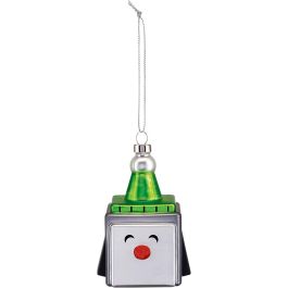 Alessi GJ02 5 Bola de Navidad Cúbica Pingüino de Vidrio Soplado Decorado a Mano 9.2cm Precio: 14.88999985. SKU: B19XRJV7NC