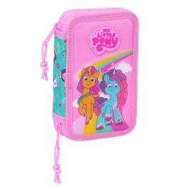 Plumier Doble My Little Pony Magic Rosa Turquesa 12.5 x 19.5 x 4 cm 28 piezas Precio: 11.88999966. SKU: B1F67PPN36