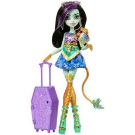 Mattel Muñeca Monster High Skulltimate Secrets Series 7 Jinafire Long, Incluye Mas de 19 Sorpresas