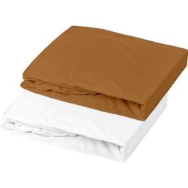 Lote de 1 protector de colchón + 1 sábana bajera - P'TIT DODO - 70 x 140 cm - Blanco / Caramelo Precio: 31.50000018. SKU: B1CPAKBJCN