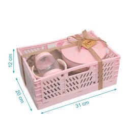 KioKids Set Accesorios Bebé Rosa 3 Unidades
