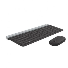 Logitech Combo Teclado + Ratón MK470 Slim Inalámbrico Gris Grafito