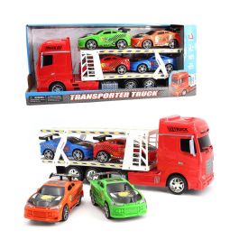 Tachan Camión de Carreras Heroes de Ciudad, Set con 4 Coches de Juguete, Vehículo Grande Escala 1:24 para Niños +3 Años Precio: 19.68999967. SKU: B18349FMJA