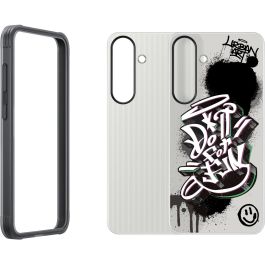 Samsung EF-JS936 Flipsuit Rugged Case para Galaxy S25+, funda protectora anti-caídas y rayones, negro/multicolor