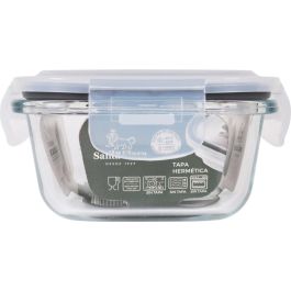 Fiambrera Hermética Santa Clara Transparente Rectangular 375 ml (12 Unidades)