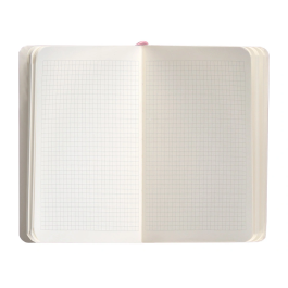 Antartik Cuaderno A6 Tapa Blanda Cuadriculado Rosa Pastel 100 Hojas 80gr Fsc