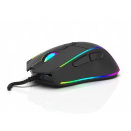 INCA IMG-GT16 Gaming Maus 6400 DPI RGB 7 Tasten USB - Negro
