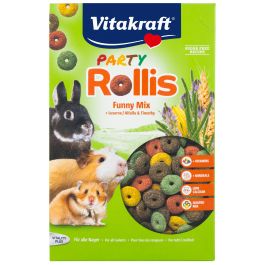 Vitakraft Party Rollis para Roedores Snack en Anillos con Alfalfa y Verduras, 500gr Precio: 6.4372. SKU: B1HEWCLVLB