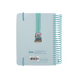 Agenda Espiral Liderpapel Santorini A6 2025 Dia Pagina Street View Papel 60 gr