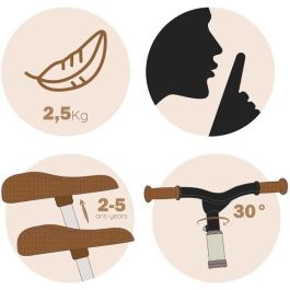 Smoby Bicicleta sin Pedales Sillín Regulable para Niños 2-5 Años - Mi Primera Bici de Equilibrio y Coordinación