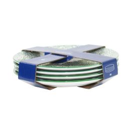 Plato Arabe DKD Home Decor Verde Menta 19.8 x 2 x 19.8 cm Set de 4 Plato Arabe DKD Home Decor Verde Menta 19.8 x 2 x 19.8 cm Set de 4