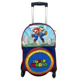 Toybags T963 Mochila Primaria Super Mario Doble Compartimento Adaptable con Carro, Protección Lateral y Stoper Frontal Anti Caída Negra para 7+ años Precio: 52.5000003. SKU: B1662YJLVR