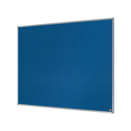 Tablero Fieltro Nobo Essence Marco Aluminio 90X120 Cm Azul