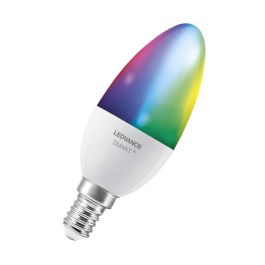 Ledvance LVE-4058075778597 Bombilla LED Vela E14 SMART+ WiFi 4.9W 470Lm Regulable CCT RGB 2700-6500K Compatible Google Alexa Precio: 13.89000019. SKU: B1GZGCTAHA