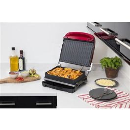 George Foreman 24001-56 Grill Eléctrico de Precisión Evolve Rojo para 5 Raciones