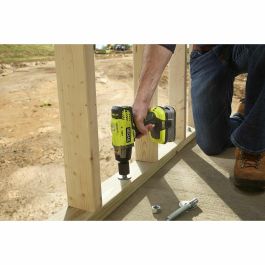 Ryobi Destornillador de 18V con Batería 2.0 Ah, Cargador Rápido y 3 Enchufes