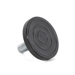 ALK System TOFO Ø35 M8x15 H27 Pie Nivelador Negro con Rótula y Huella Allen para Muebles y Estructuras de Acero y Plástico