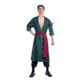 My Other Me Disfraz Roronoa Zoro con Crema para Pelo, Pendientes, Chaqueta, Pañuelo, Fajín y Pantalón – Talla S