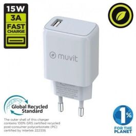 Cargador de Pared Muvit MCACC0002 15 W Blanco