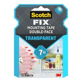 Scotch Cinta Doble Cara de Montaje Transparente, Adhesiva, 19mm x 5m, Soporta hasta 7kg para Fijación Fuerte Precio: 12.50000059. SKU: B1BH9YVYLG