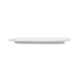 Bidasoa Fuente Rectangular Porcelana Glacial 31x18 cm, Set 6 Piezas, Alta Resistencia Hostelería, Apilable, Apta Microondas y Lavavajillas
