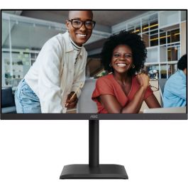 AOC U27E4CV Monitor 27 Zoll 4K UHD LED IPS, 3840x2160, 60Hz, USB-C (90W PD), HDMI 2.0, DisplayPort 1.4, RJ45, USB Hub, Negro