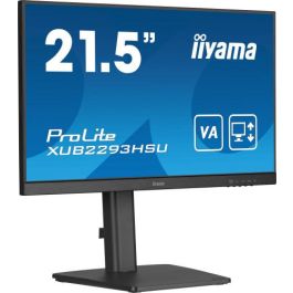 Iiyama Monitor Ips de 21.5’’ sin Bordes de 3 Lados y con Concentrador Usb, Frecuencia de Actualización de 100Hz y con Soporte Ajustable En Altura