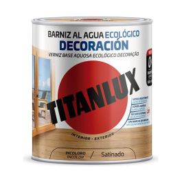Titan Barniz al Agua Ecológico Decoración Titanlux Incoloro Satinado 250 ml - Secado Rápido, No Amarillea, Anti-Moho Titan Barniz al Agua Ecológico Decoración Titanlux Incoloro Satinado 250 ml - Secado Rápido, No Amarillea, Anti-Moho Precio: 13.89000019. SKU: S7913242