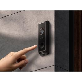 Eufy Video Doorbell Dual Timbre de Video Inteligente – Add-on, Negro, Wi-Fi, 2K HD, IP65, 6 Meses de Batería
