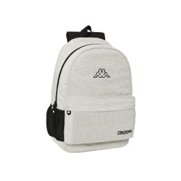 Mochila Escolar Kappa Grey knit Gris (30 x 46 x 14 cm)